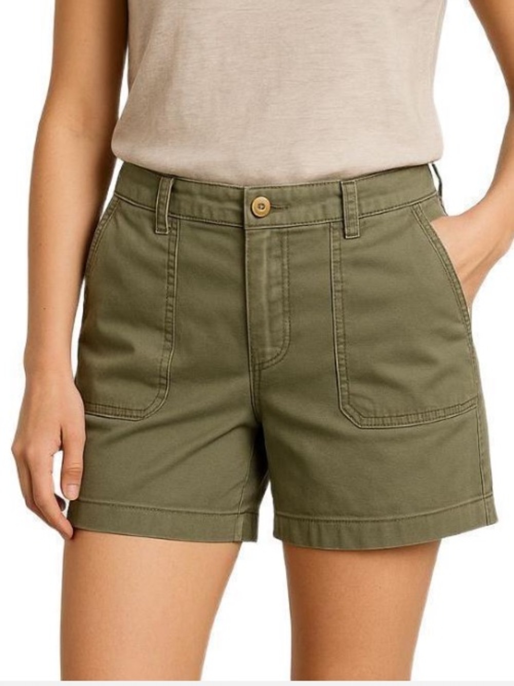 Women's Olive Dockers Shorts